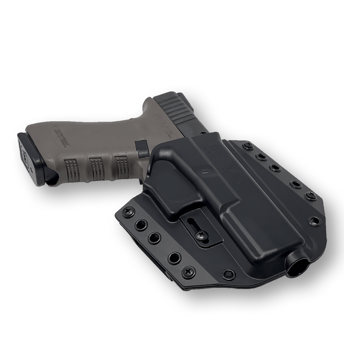G22 Gen 5 Holster, OWB Holster for Glock 22 Gen5 - Adjustable Tension &  Cant, Index Finger Released, Autolock, Outside Waistband Carry, Silicone Pad Paddle