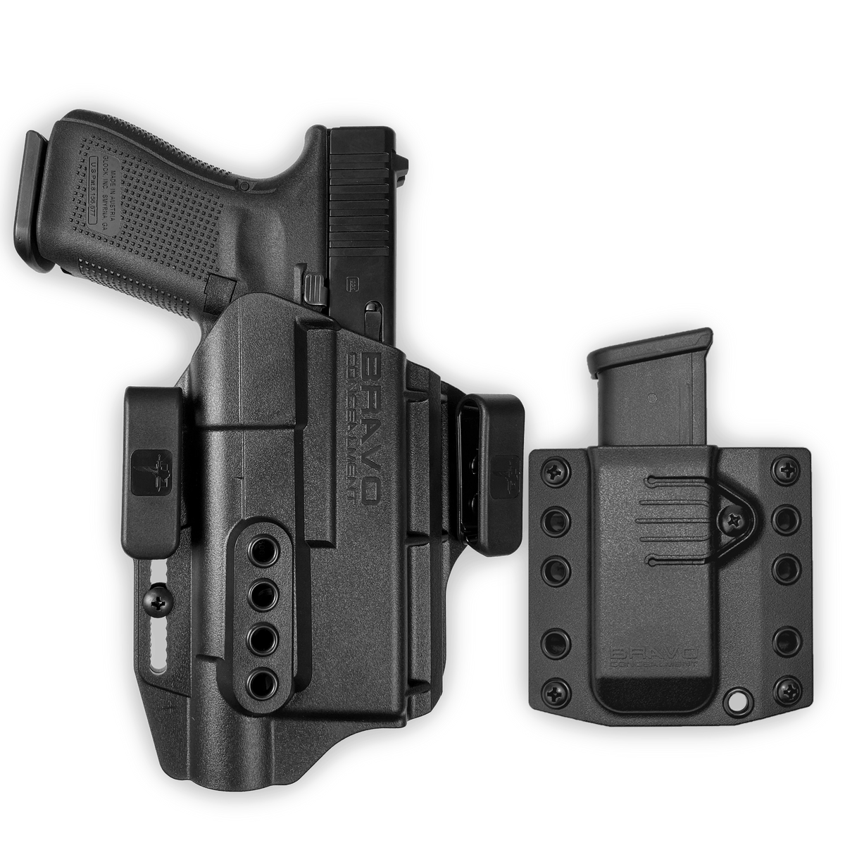 IWB Combo For Glock 19 Gen 5 Surefire X300 Ultra Torsion– Bravo Concealment