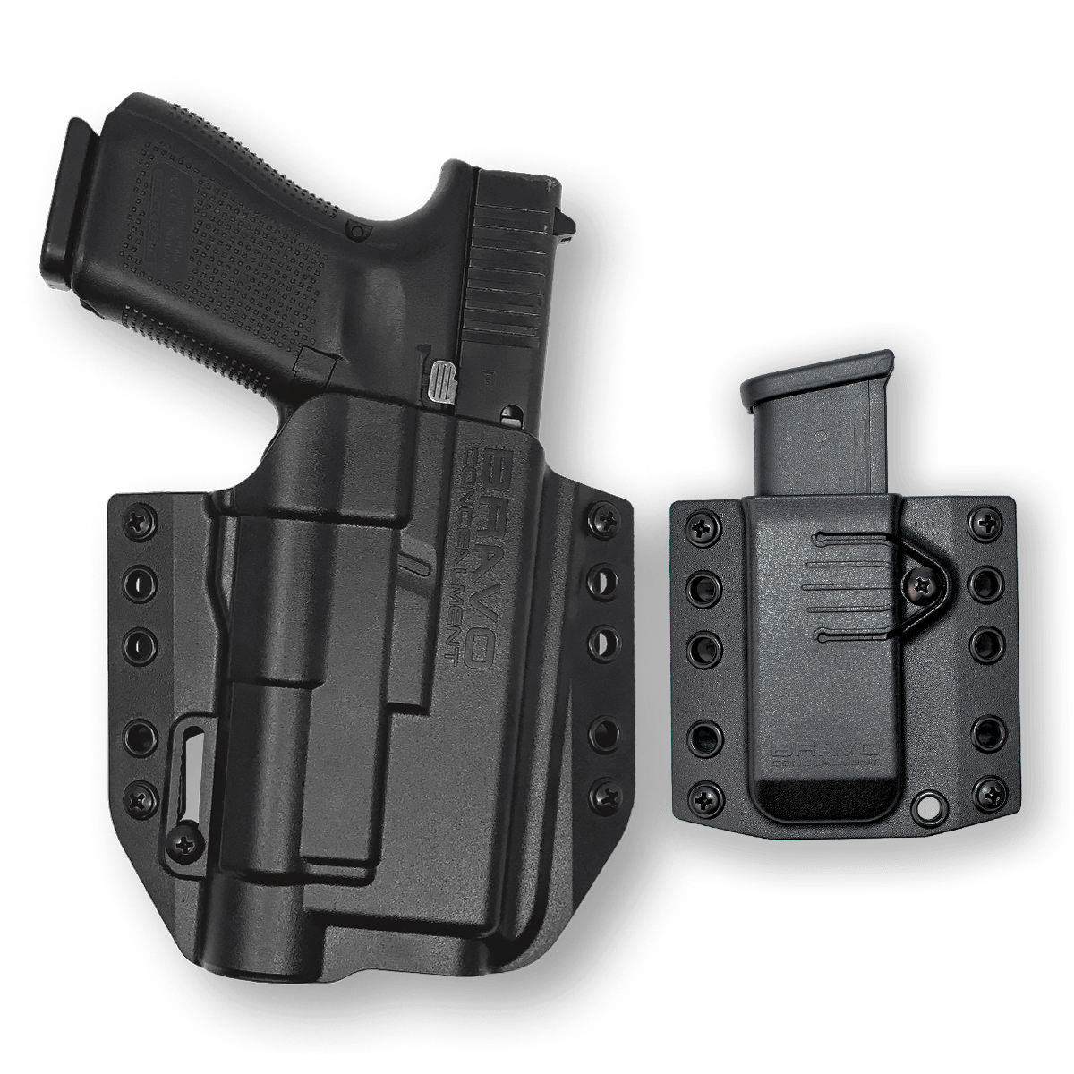 BCA Light Bearing OWB Gun Holster Combo– Bravo Concealment