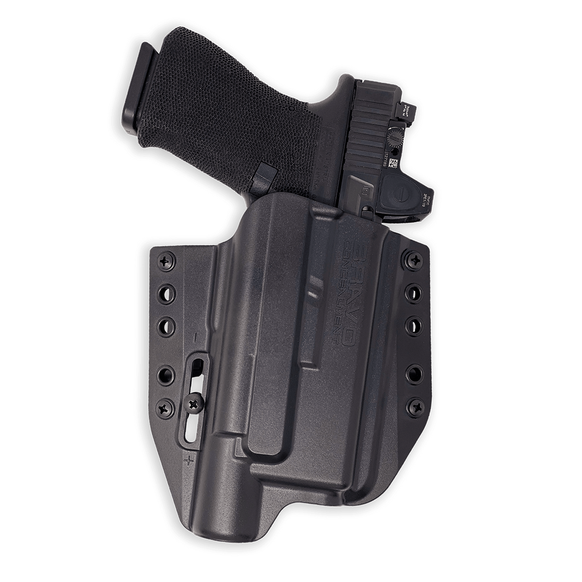 OWB Concealment Holster for Glock 19 Surefire X300 Ultra– Bravo