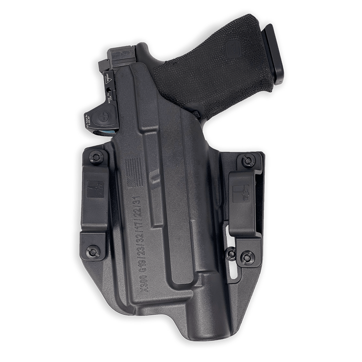 IWB Holster for Glock 17 MOS Surefire X300 Ultra Light Bearing Torsion–  Bravo Concealment