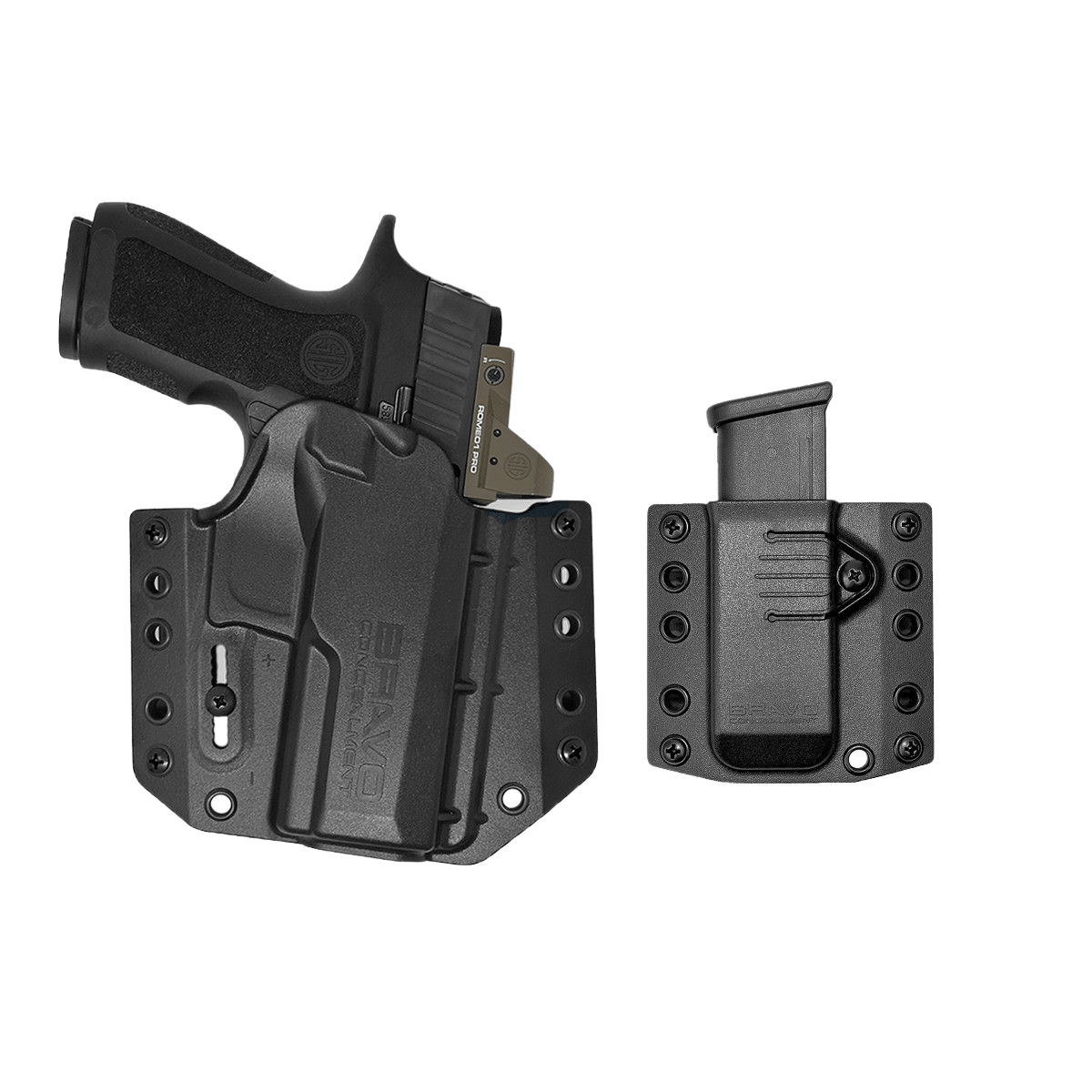 Sig P320 M18 Commemorative Gun Holster Combo | OWB Concealed Carry