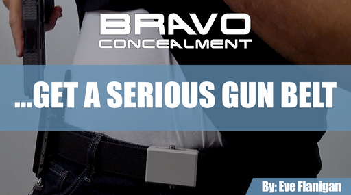 Serious about concealed carry? Get a serious gun belt.