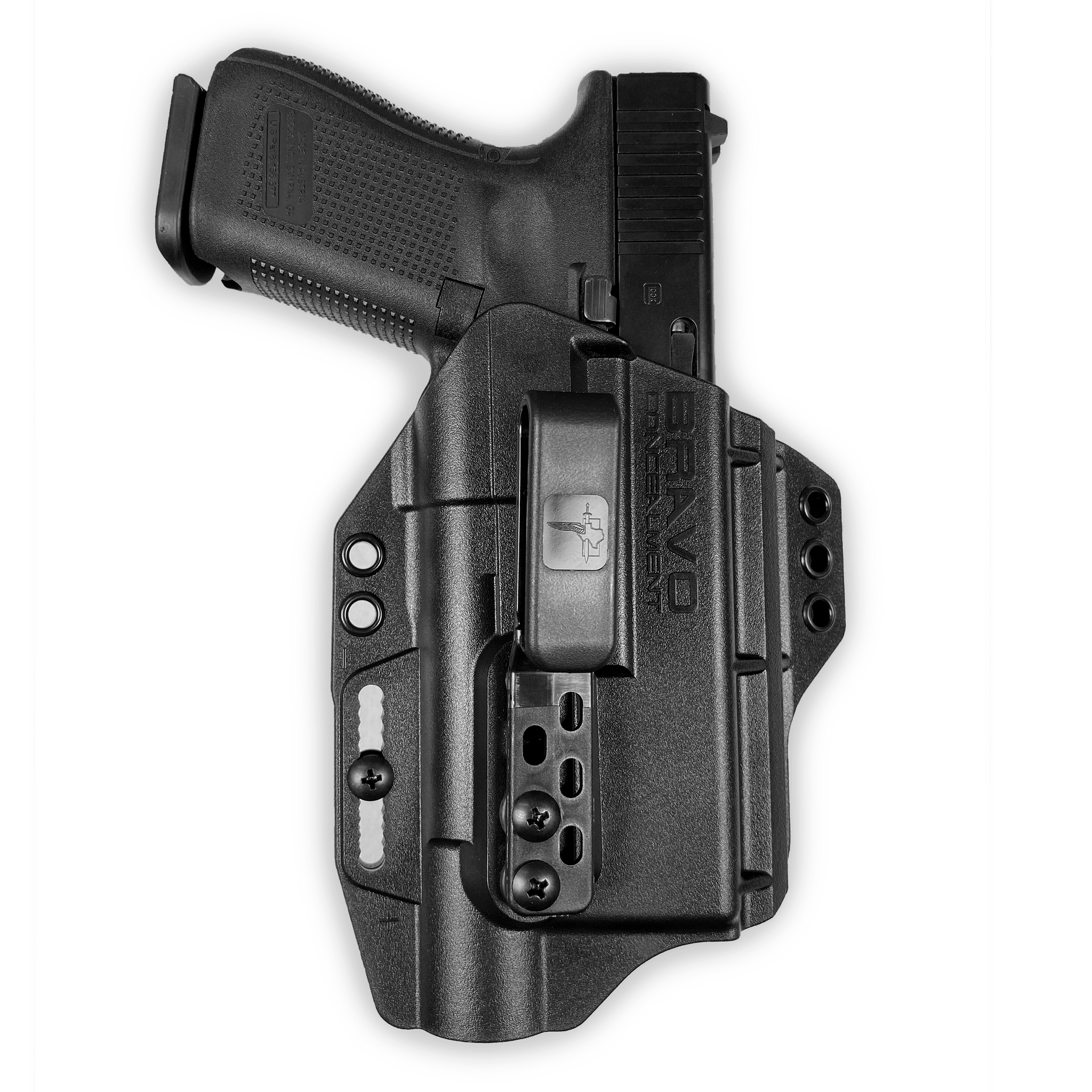 IWB Torsion Light Bearing Concealment Gun Holster– Bravo Concealment