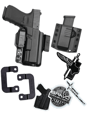 S&W M&P 40 2.0 (4) Gun Holster Combo  IWB Concealed Carry– Bravo  Concealment